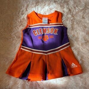 Adidas Kids Clemson Orange and Purple Cheerleader Outfit Dress 24 Mos Tigers
